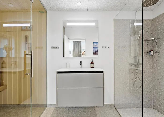 In With Sauna Сasa de vacaciones Løkken